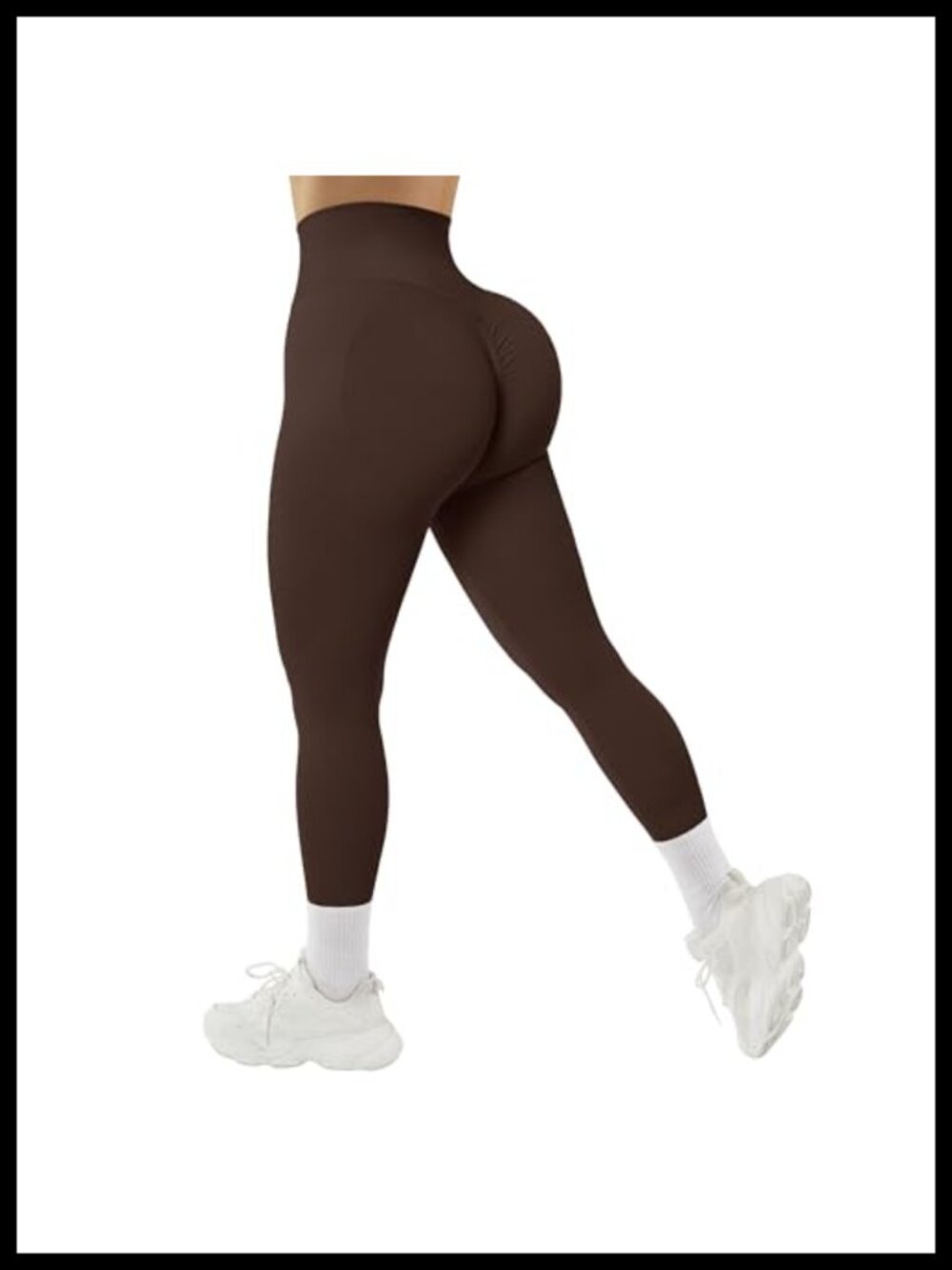 High Waist Tummy Control Ruched Butt Lift Yoga Leggings Workout Tights